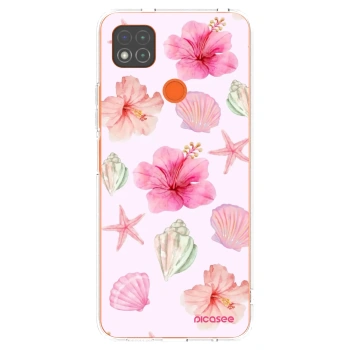 Picasee silikonska prozirna maskica za Xiaomi Redmi 9C - Blush Lagoon
