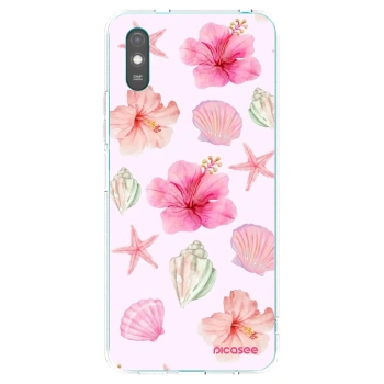 Picasee silikonska prozirna maskica za Xiaomi Redmi 9A - Blush Lagoon