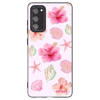 Picasee crna silikonska maskica za Samsung Galaxy S20 FE - Blush Lagoon