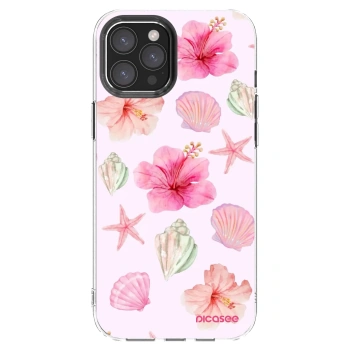 Picasee silikonska prozirna maskica za Apple iPhone 12 Pro Max - Blush Lagoon
