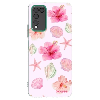 Picasee silikonska prozirna maskica za Honor 10X Lite - Blush Lagoon