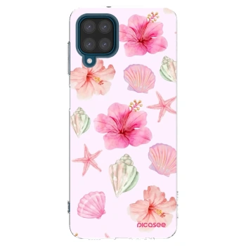 Picasee silikonska prozirna maskica za Samsung Galaxy A12 A125F - Blush Lagoon