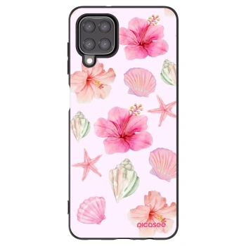 Picasee crna silikonska maskica za Samsung Galaxy A12 A125F - Blush Lagoon