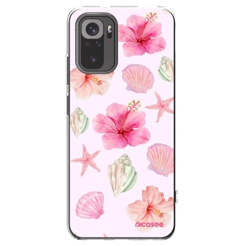 Picasee silikonska prozirna maskica za Xiaomi Redmi Note 10 - Blush Lagoon