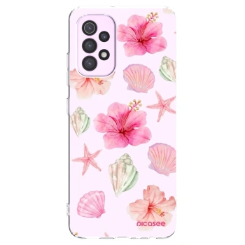 Picasee silikonska prozirna maskica za Samsung Galaxy A32 5G A326B - Blush Lagoon