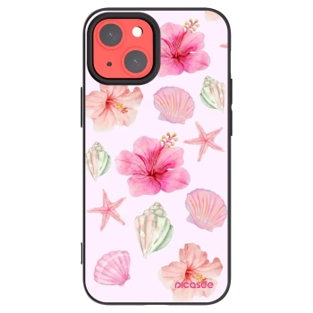 Picasee crna silikonska maskica za Apple iPhone 13 mini - Blush Lagoon