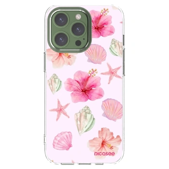Picasee silikonska prozirna maskica za Apple iPhone 13 Pro - Blush Lagoon