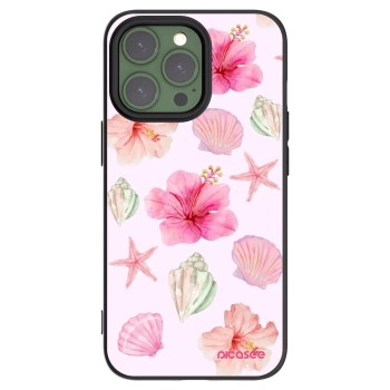 Picasee crna silikonska maskica za Apple iPhone 13 Pro - Blush Lagoon