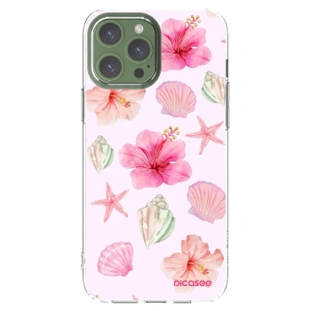 Picasee silikonska prozirna maskica za Apple iPhone 13 Pro Max - Blush Lagoon