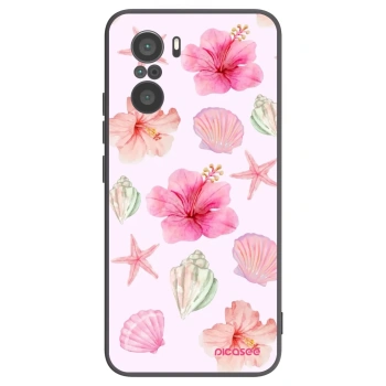 Picasee crna silikonska maskica za Xiaomi Poco F3 - Blush Lagoon