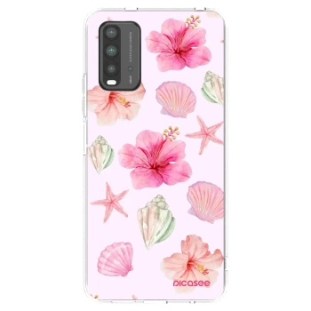 Picasee silikonska prozirna maskica za Xiaomi Redmi 9T - Blush Lagoon