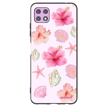 Picasee crna silikonska maskica za Samsung Galaxy A22 A226B 5G - Blush Lagoon
