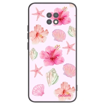 Picasee crna silikonska maskica za Xiaomi Redmi Note 9T - Blush Lagoon