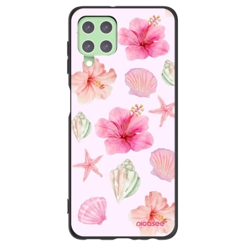 Picasee crna silikonska maskica za Samsung Galaxy A22 A225F 4G - Blush Lagoon