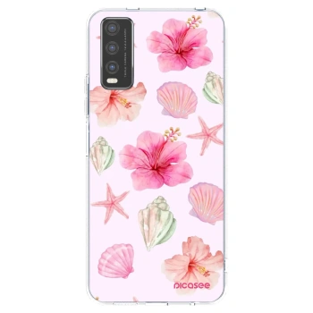 Picasee silikonska prozirna maskica za Vivo Y20s - Blush Lagoon