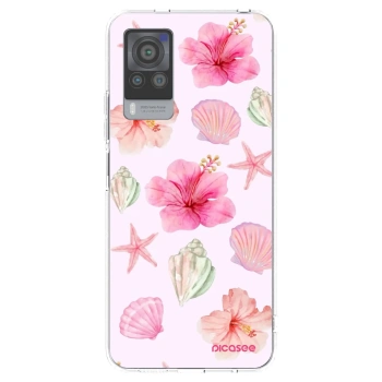 Picasee silikonska prozirna maskica za Vivo X60 Pro 5G - Blush Lagoon