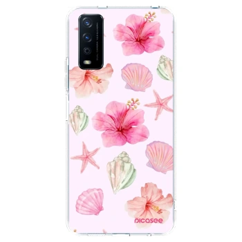 Picasee silikonska prozirna maskica za Vivo Y11s - Blush Lagoon