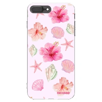 Picasee silikonska prozirna maskica za Apple iPhone 7 Plus - Blush Lagoon