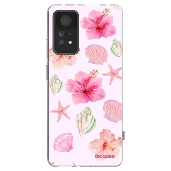 Picasee silikonska prozirna maskica za Xiaomi Redmi Note 11 Pro 5G - Blush Lagoon
