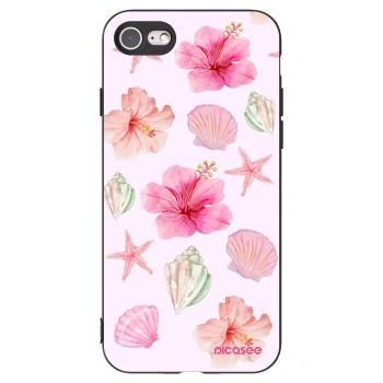 Picasee crna silikonska maskica za Apple iPhone SE 2022 - Blush Lagoon