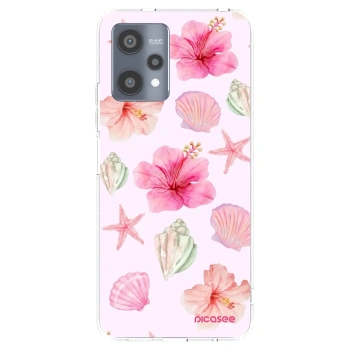 Picasee silikonska prozirna maskica za Realme 9 Pro 5G - Blush Lagoon