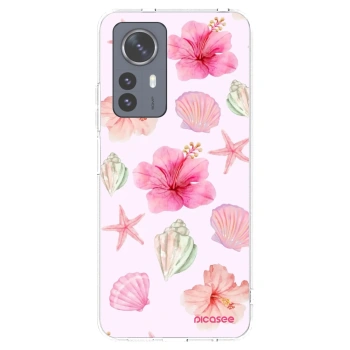 Picasee silikonska prozirna maskica za Xiaomi 12 Pro - Blush Lagoon