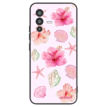 Picasee crna silikonska maskica za Vivo V23 5G - Blush Lagoon