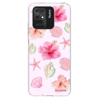 Picasee silikonska prozirna maskica za Xiaomi Redmi 10C - Blush Lagoon