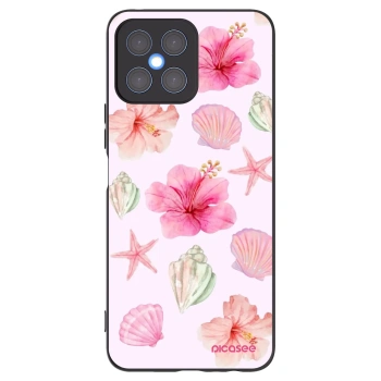 Picasee crna silikonska maskica za Honor X8 4G - Blush Lagoon
