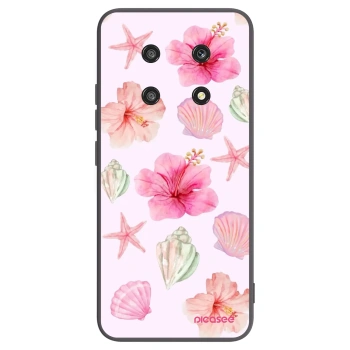 Picasee crna silikonska maskica za Honor Magic4 Lite 5G - Blush Lagoon