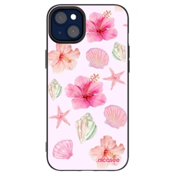 Picasee crna silikonska maskica za Apple iPhone 14 Plus - Blush Lagoon