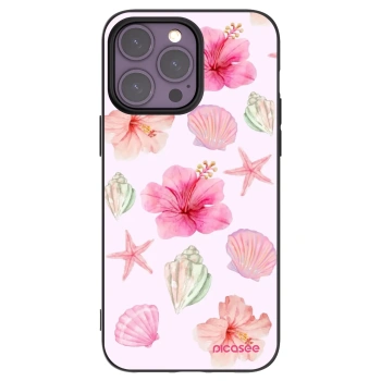 Picasee crna silikonska maskica za Apple iPhone 14 Pro Max - Blush Lagoon