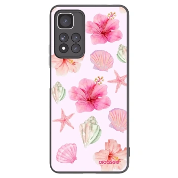 Picasee crna silikonska maskica za Xiaomi Redmi Note 11 Pro+ 5G - Blush Lagoon