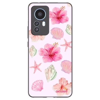 Picasee crna silikonska maskica za Xiaomi 12T Pro - Blush Lagoon