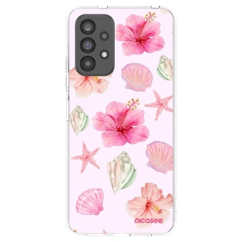 Picasee silikonska prozirna maskica za Samsung Galaxy A73 5G - Blush Lagoon