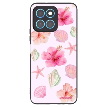 Picasee crna silikonska maskica za Honor X8 5G - Blush Lagoon