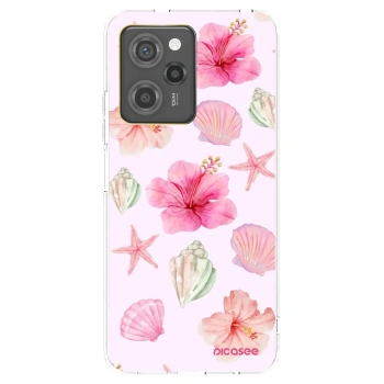 Picasee silikonska prozirna maskica za Xiaomi Poco X5 Pro - Blush Lagoon
