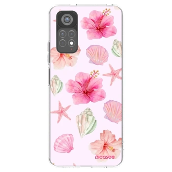 Picasee silikonska prozirna maskica za Xiaomi Redmi Note 11S 5G - Blush Lagoon