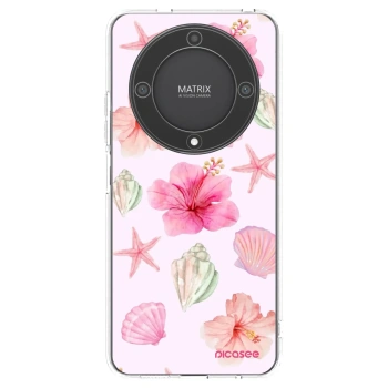 Picasee silikonska prozirna maskica za Honor Magic5 Lite 5G - Blush Lagoon