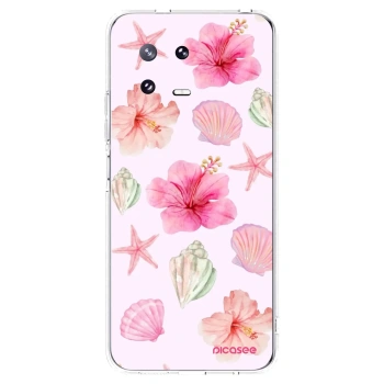 Picasee silikonska prozirna maskica za Xiaomi 13 Pro - Blush Lagoon