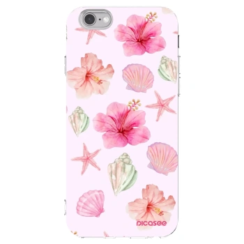 Picasee silikonska prozirna maskica za Apple iPhone 6/6S - Blush Lagoon