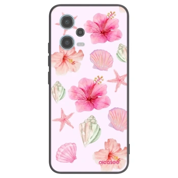 Picasee crna silikonska maskica za Xiaomi Redmi Note 12 5G - Blush Lagoon
