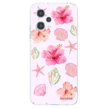 Picasee silikonska prozirna maskica za Xiaomi Redmi Note 12 5G - Blush Lagoon