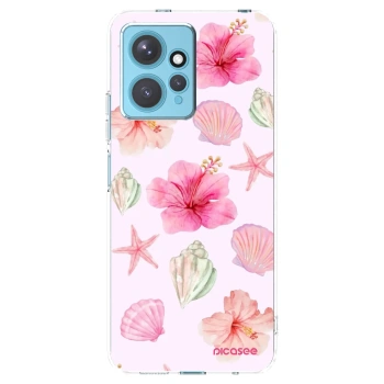 Picasee silikonska prozirna maskica za Xiaomi Redmi Note 12 4G - Blush Lagoon