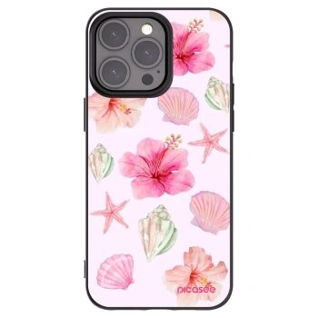 Picasee crna silikonska maskica za Apple iPhone 15 Pro Max - Blush Lagoon