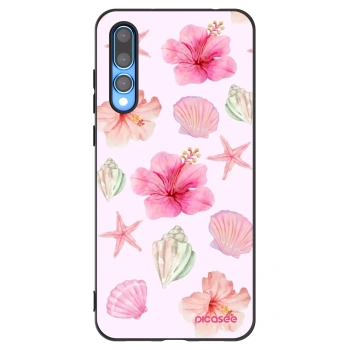 Picasee crna silikonska maskica za Huawei P20 Pro - Blush Lagoon