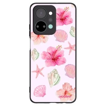 Picasee crna silikonska maskica za Honor X7a - Blush Lagoon