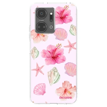 Picasee silikonska prozirna maskica za Honor X7a - Blush Lagoon