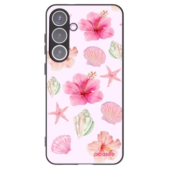 Picasee crna silikonska maskica za Samsung Galaxy S24+ S926B 5G - Blush Lagoon