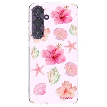 Picasee silikonska prozirna maskica za Samsung Galaxy S24+ S926B 5G - Blush Lagoon